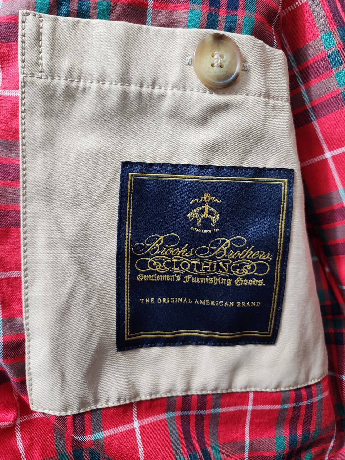 브룩스 브라더스 베이지 바라쿠다 자켓 상품이미지9