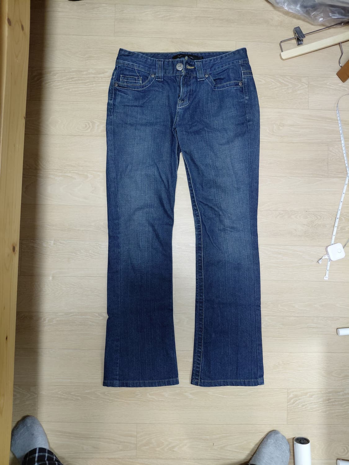 캘빈클라인 백스티치 세미부츠컷 S2L32 상품이미지1