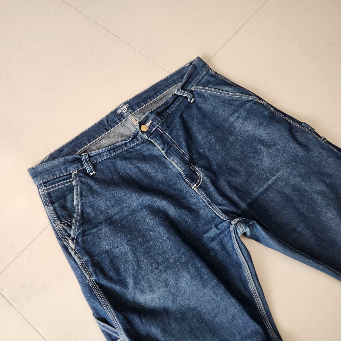 칼하트 wip 럭 싱글 니 팬츠 상품이미지1