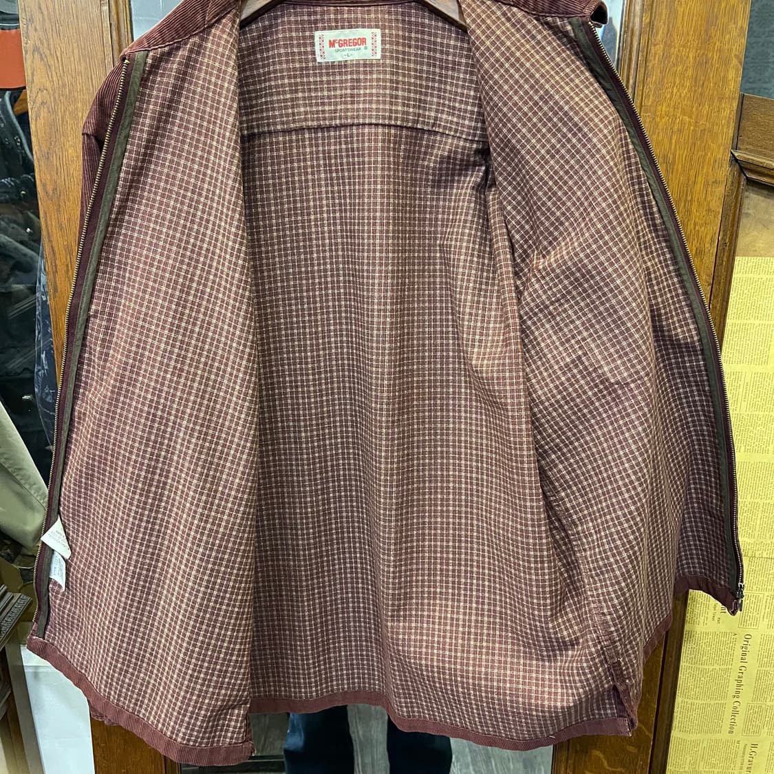 90's 맥그리거 집업 셔츠 자켓 상품이미지5