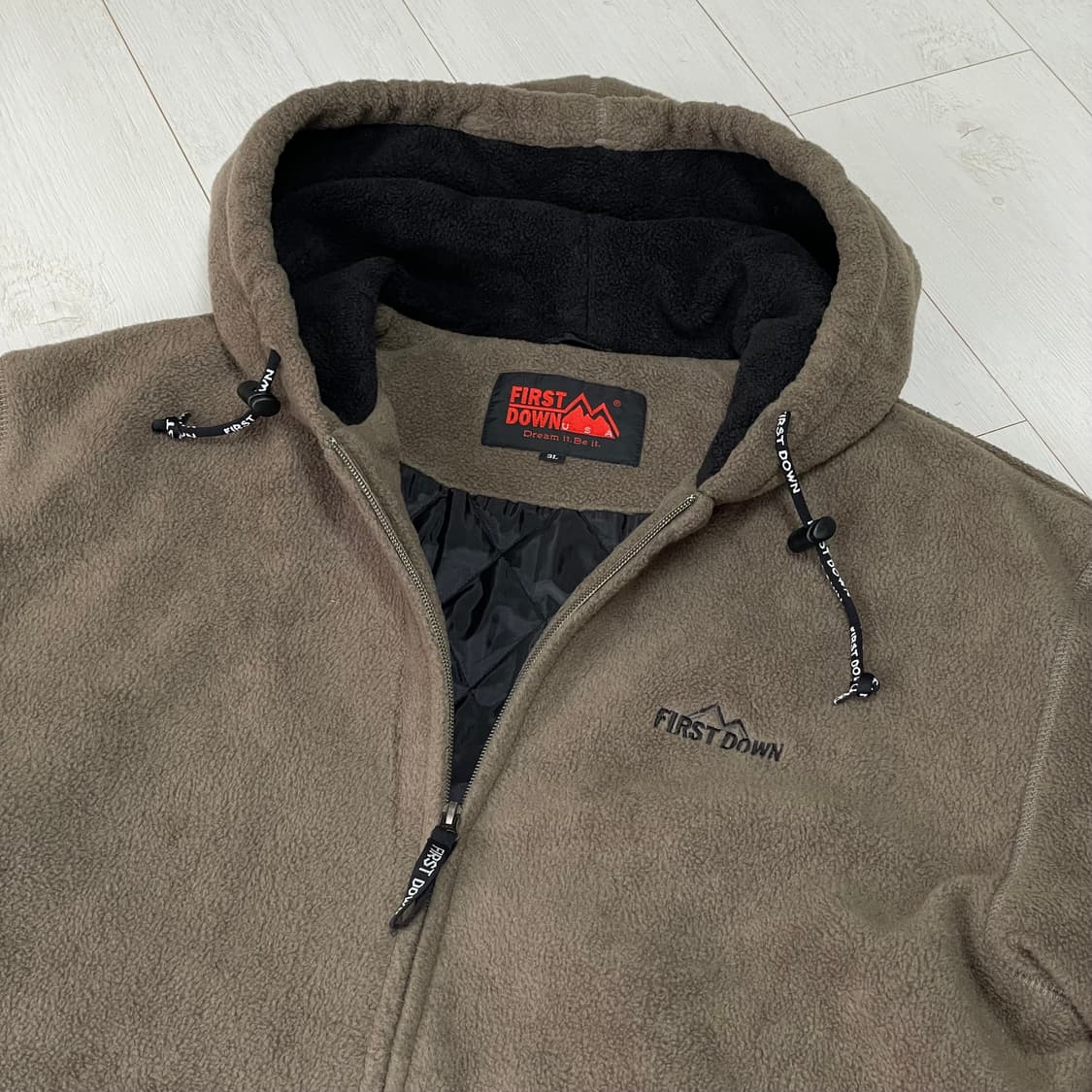FIRST DOWN 헤비 플리스 점퍼 상품이미지1