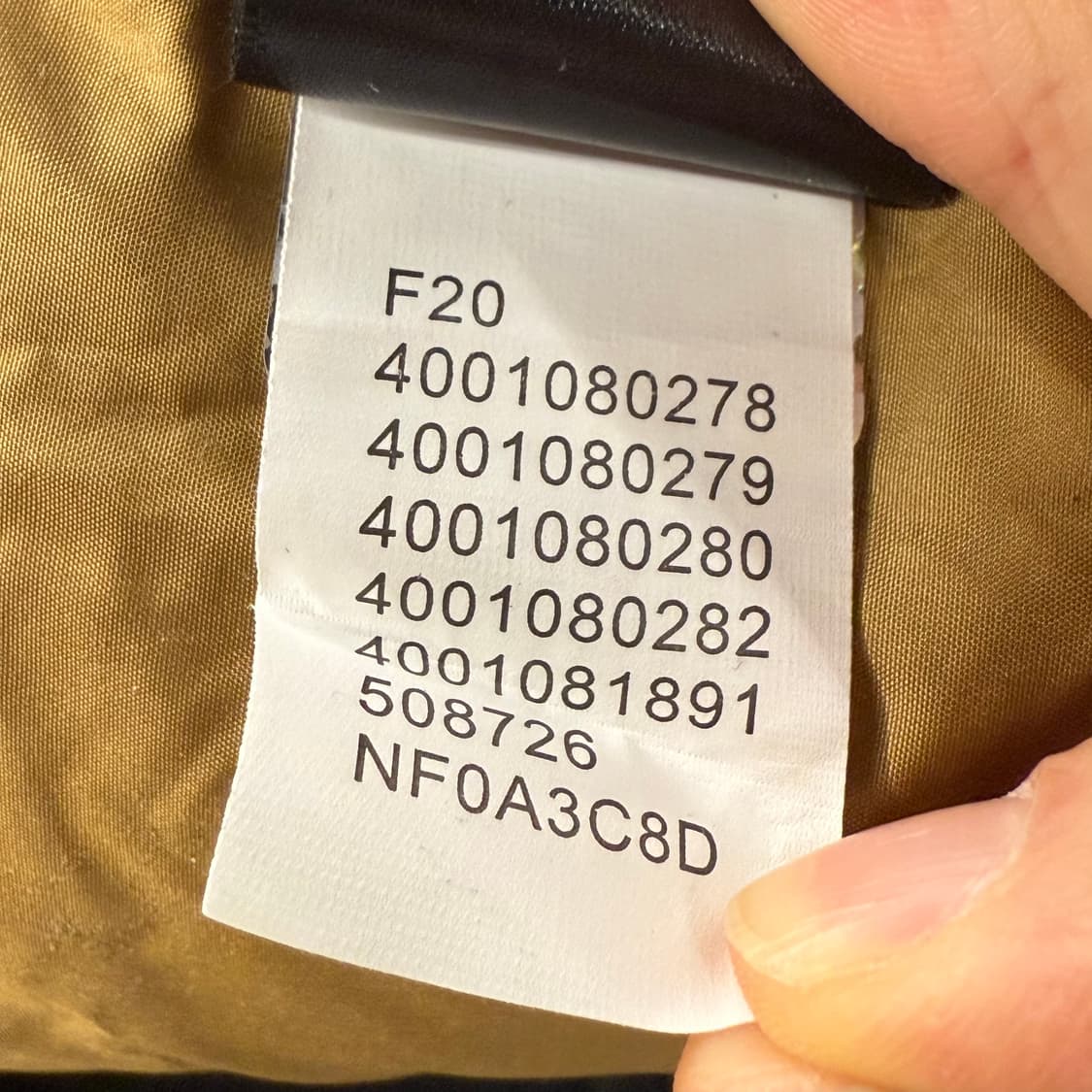 노스페이스 브라운 베이지 눕시 패딩 150 상품이미지7