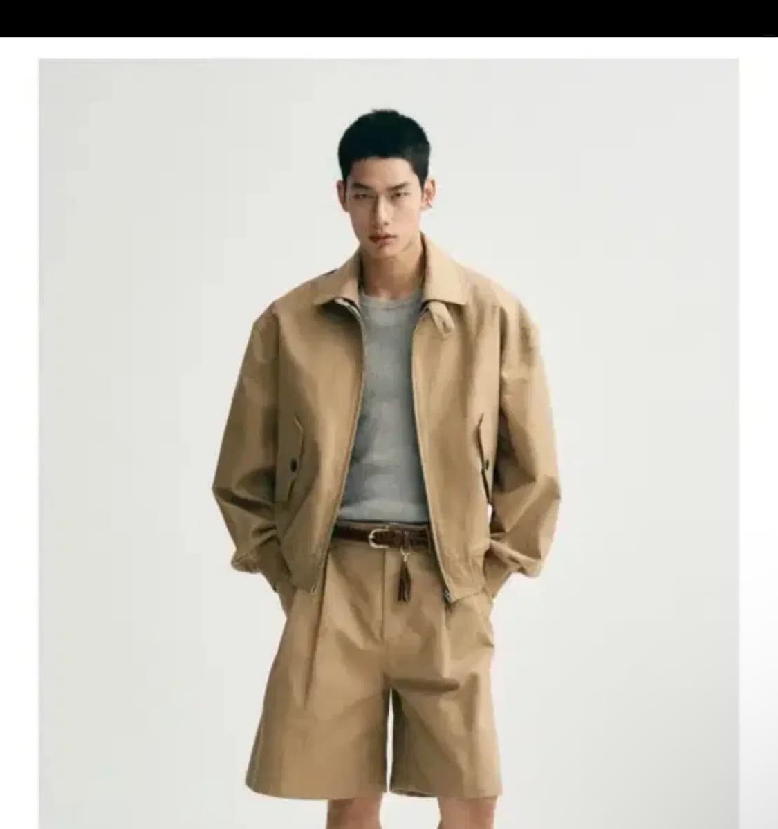 (타임세일)노이어 헤비 치노 블루종 브라운 52 상품이미지1