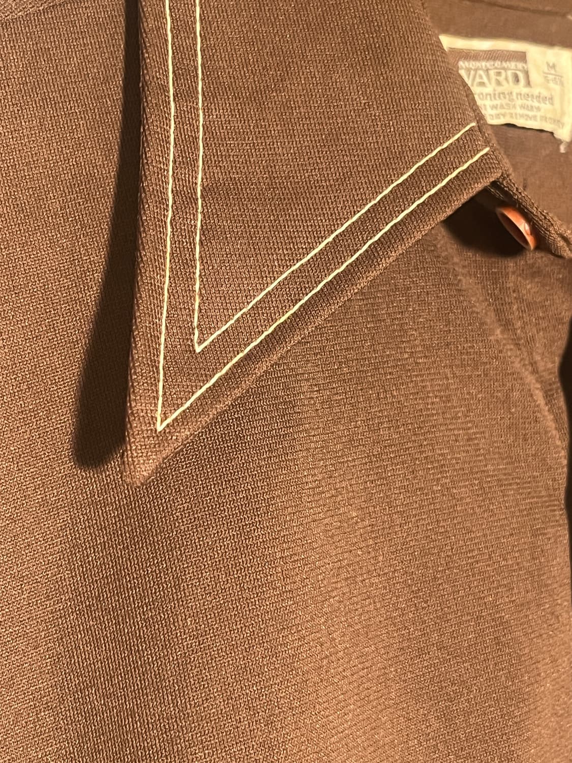 70s Montgomery ward 롱칼라 셔츠 상품이미지4