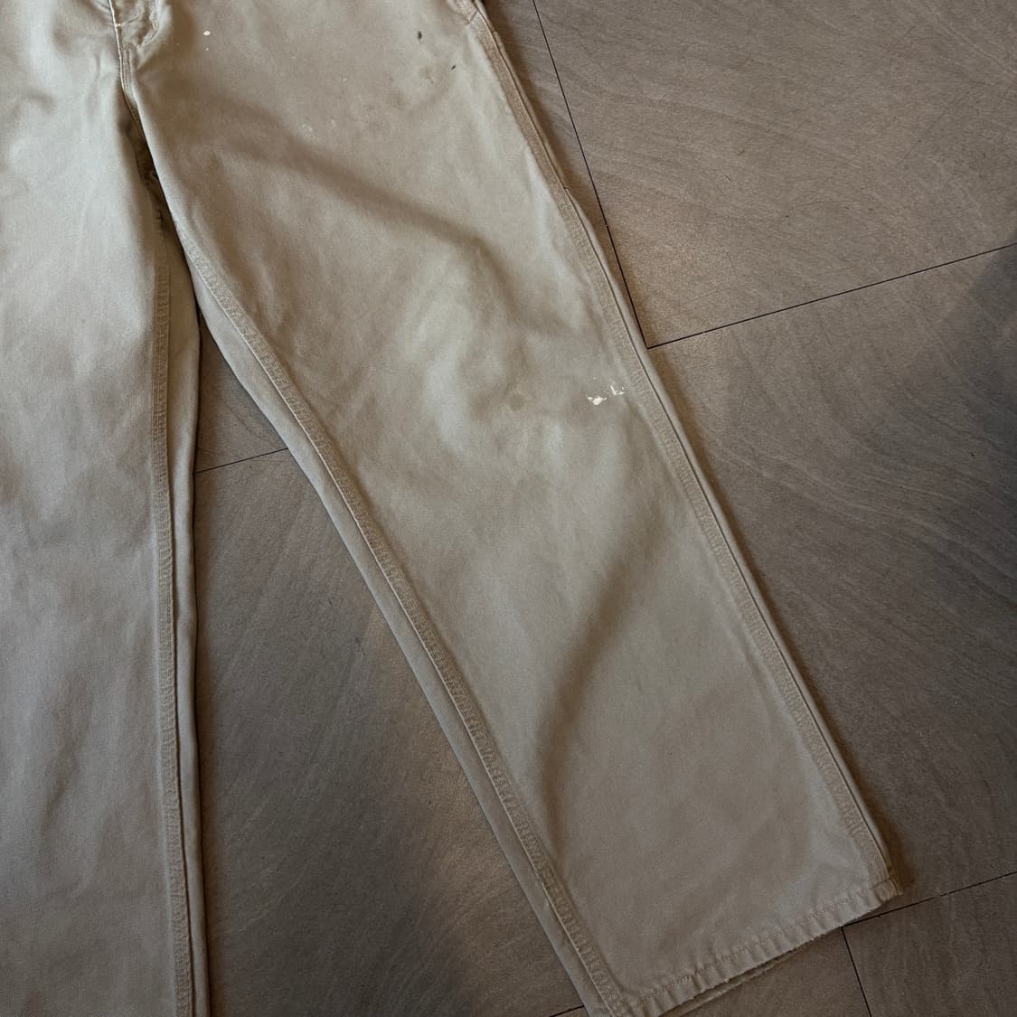 칼하트 정품 오리지널 라이트 그레이 카펜터 팬츠 상품이미지8