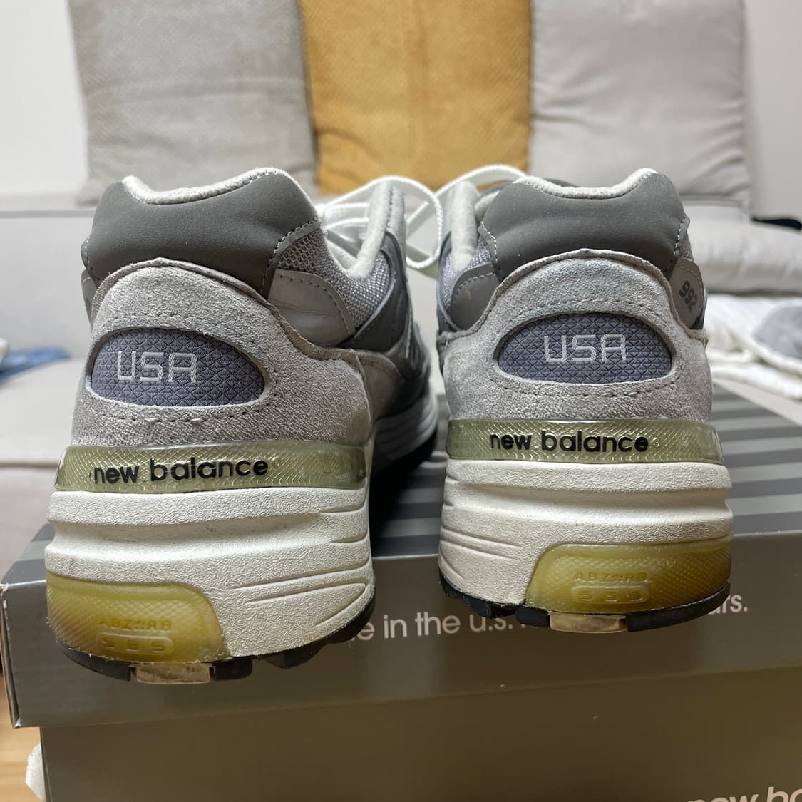 뉴발란스992 메이드인 USA 그레이 D스탠다드(M992GR)/270 상품이미지7