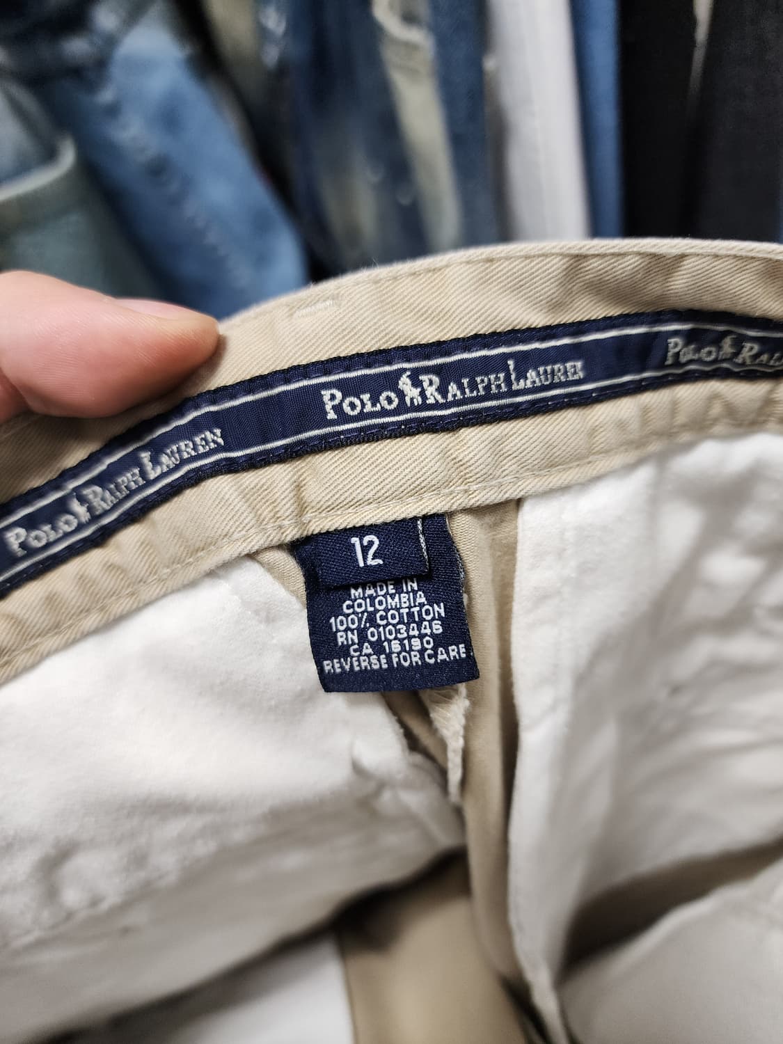 폴로 투턱 아메카지 베이지 치노팬츠  상품이미지5