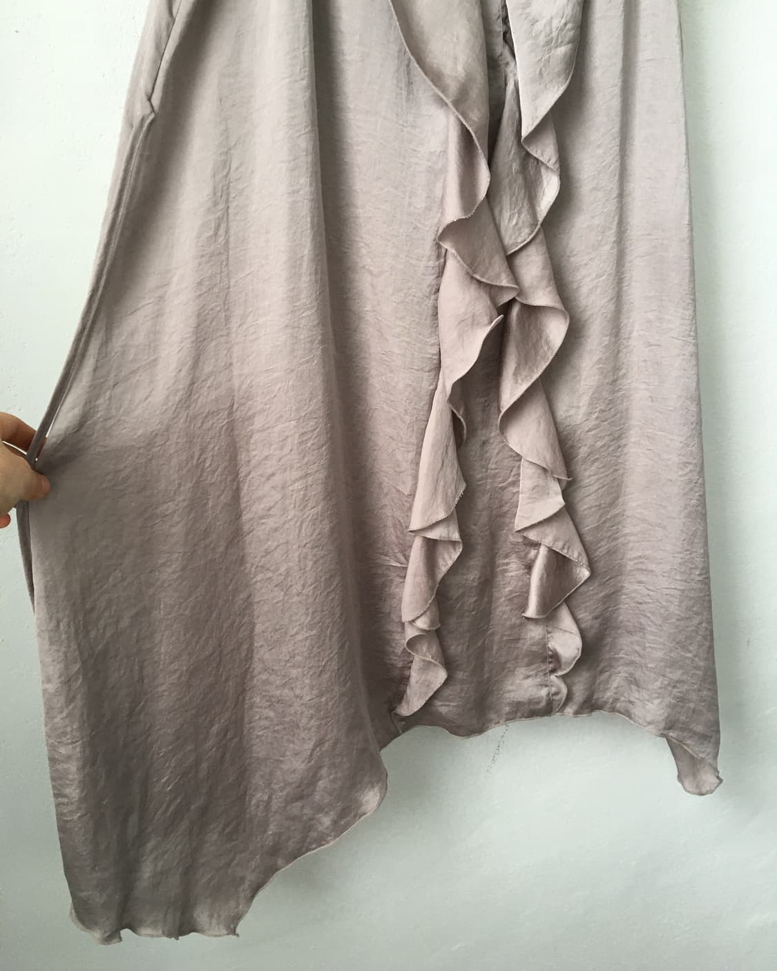 Ruffle point glossy onepiece 상품이미지6
