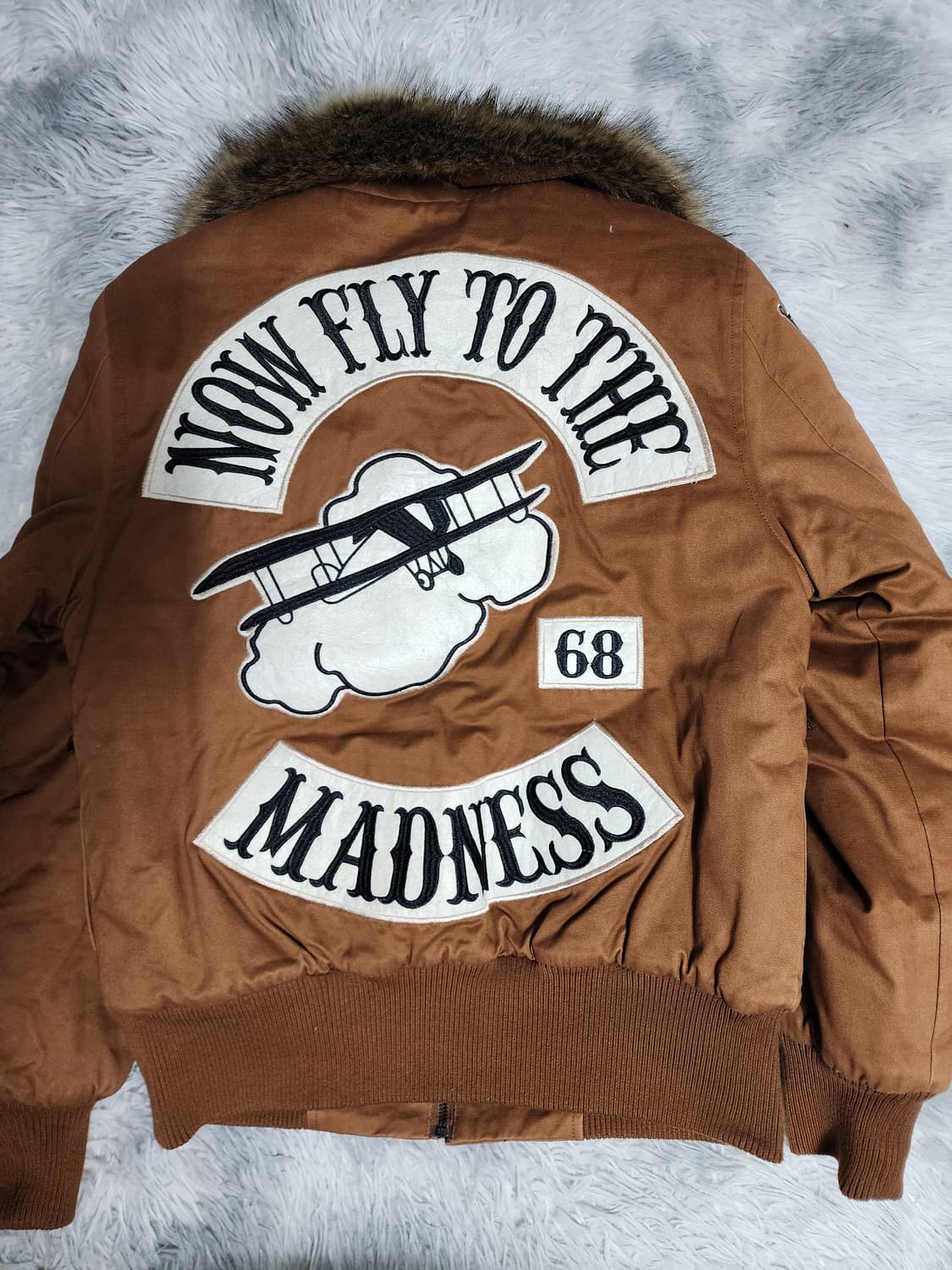 더 매드니스 엠브로이디드 퍼 플라이트 자켓 상품이미지2