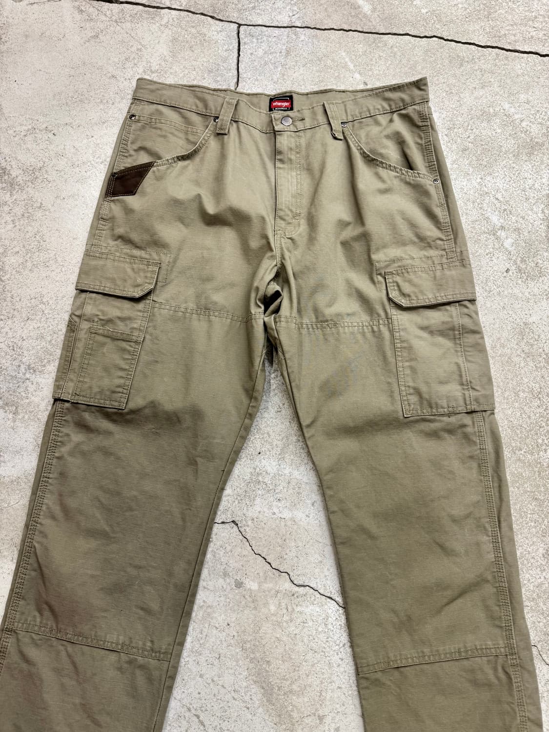 랭글러 립스탑 더블니 워크팬츠 상품이미지2