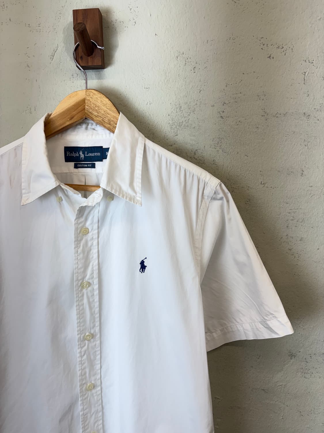 폴로랄프로렌 빈티지 화이트 반팔 셔츠 상품이미지2