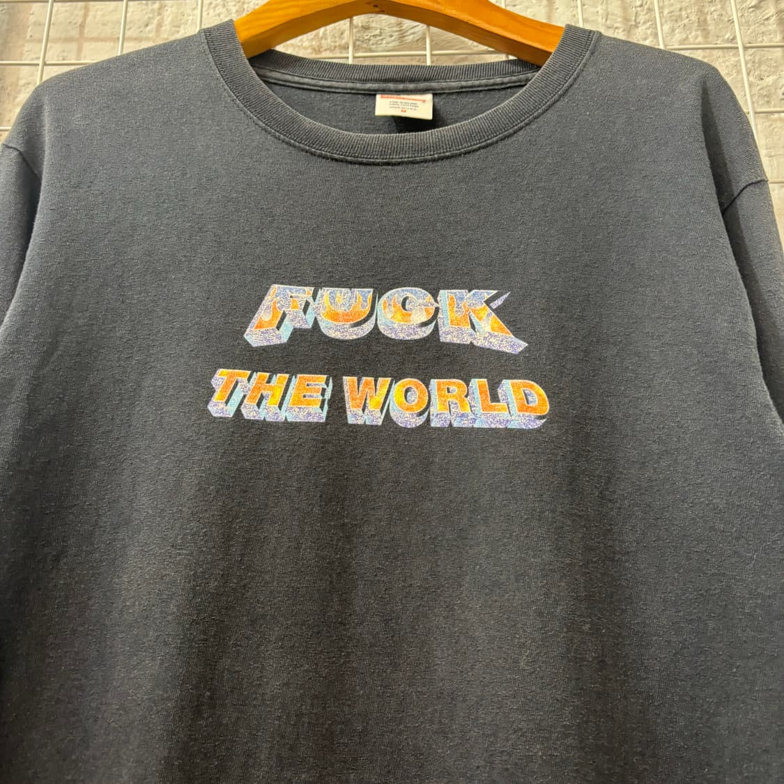 슈프림 Fuck The World 롱슬리브 M 상품이미지5