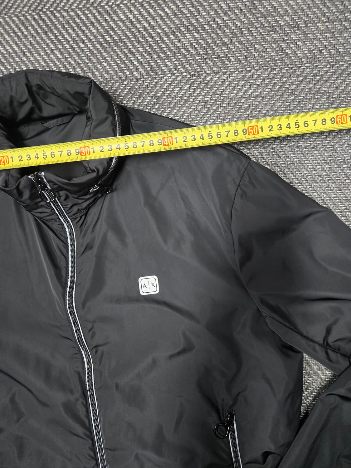 아르마니 익스체인지 남성 레귤러 핏 스탠드 칼 라 시즌 코트 8NZB07 상품이미지6