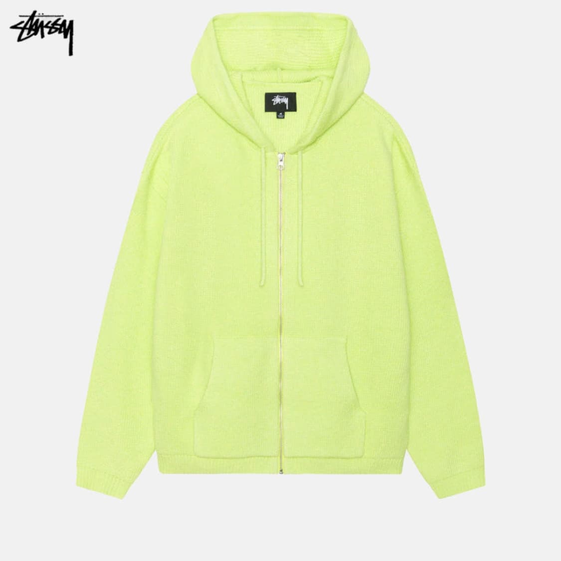 스투시 후드집업 25시즌 라임 상품이미지1