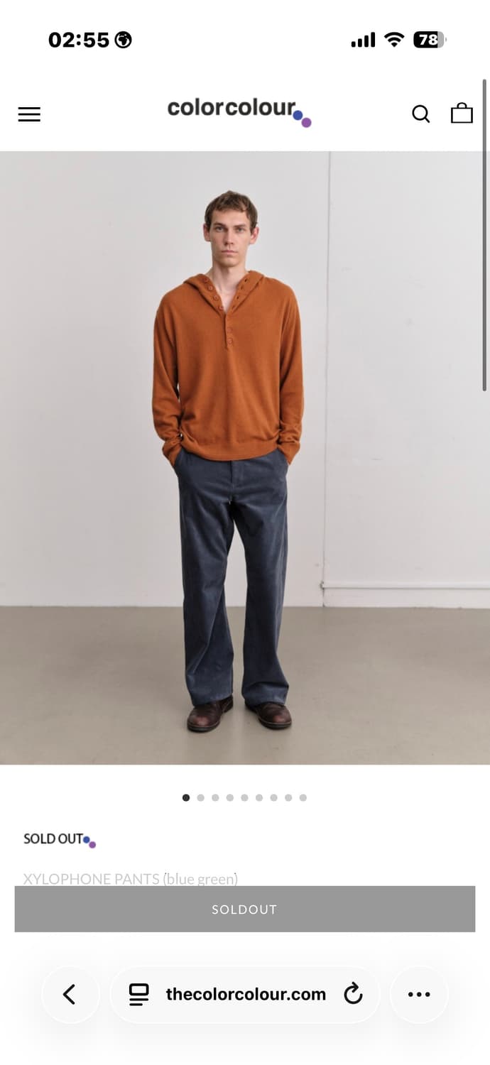 (예약제품)thecolorcolour XYLOPHONE PANTS 상품이미지1