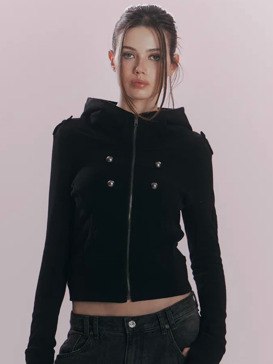 플리즈노팔로우 플노팔 나스 밀리터리 후드 상품이미지1