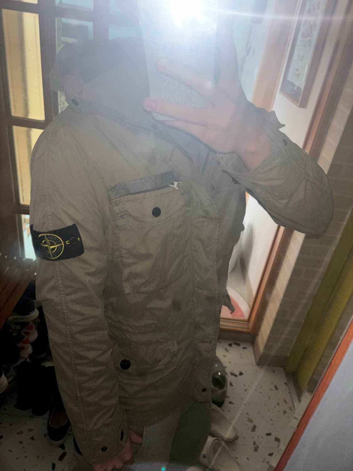 스톤아일랜드 다비드 라이트 tc자켓 90(실사이즈 95-100) 상품이미지1