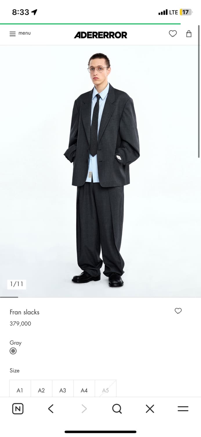 아더에러 바지 판매합니다 택붙어있는 새제품입니다  네고가능합니다 상품이미지3