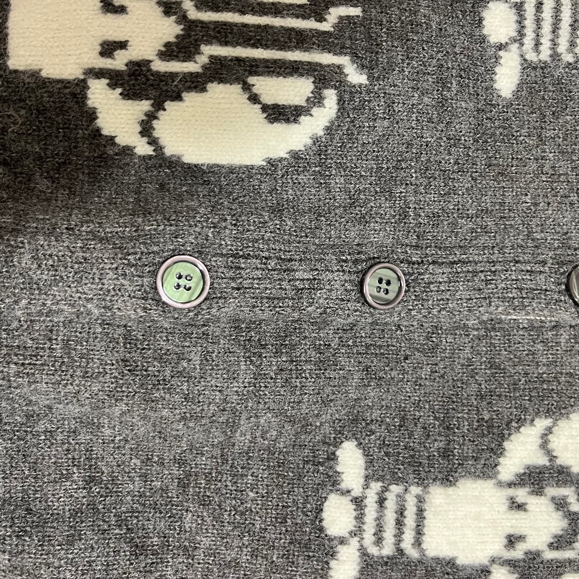 톰브라운 여성 가재패턴 가디건 상품이미지4