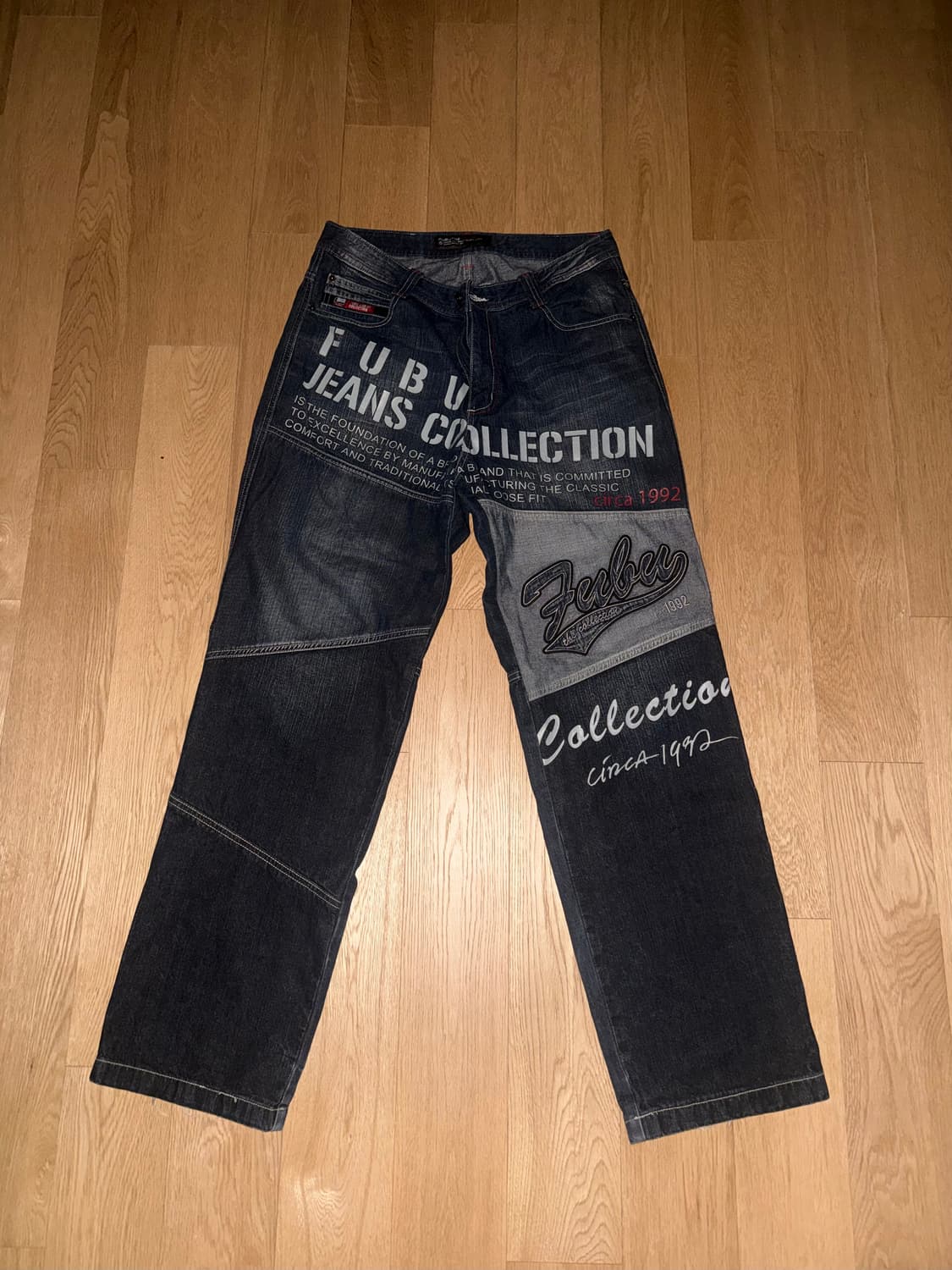 빈티지 와이드 스트릿 데님팬츠 상품이미지1