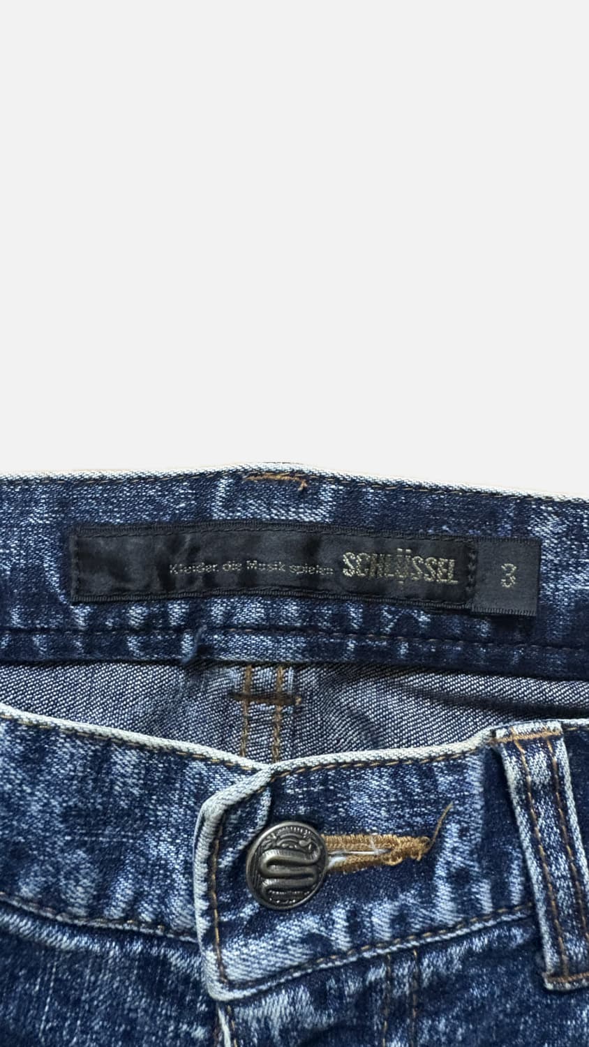 schlussel 플레어 데님 팬츠 상품이미지3