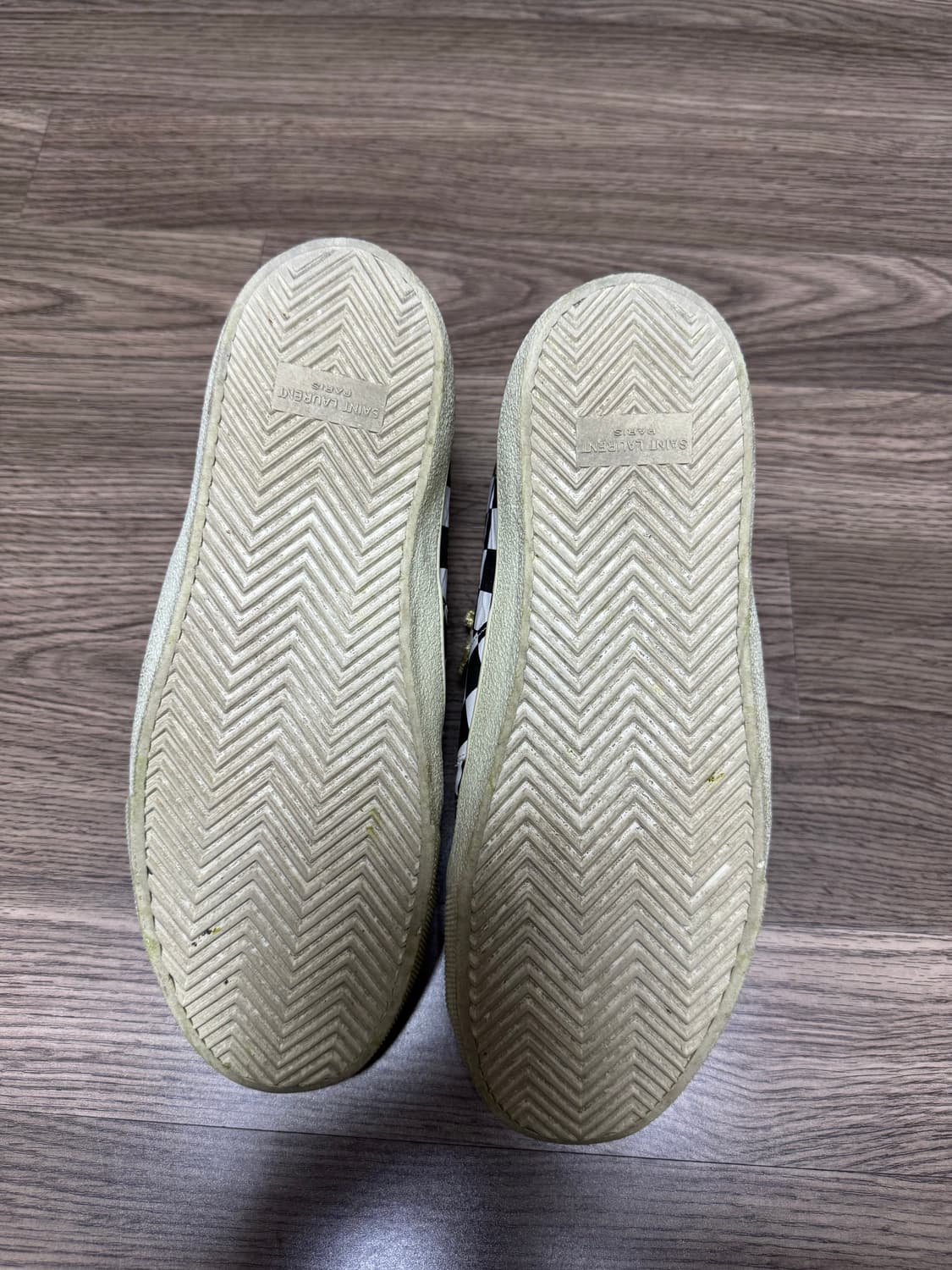 생로랑 16s/s 체커 보드 스니커즈 42.5 사이즈 발망 지방시 셀린 상품이미지7