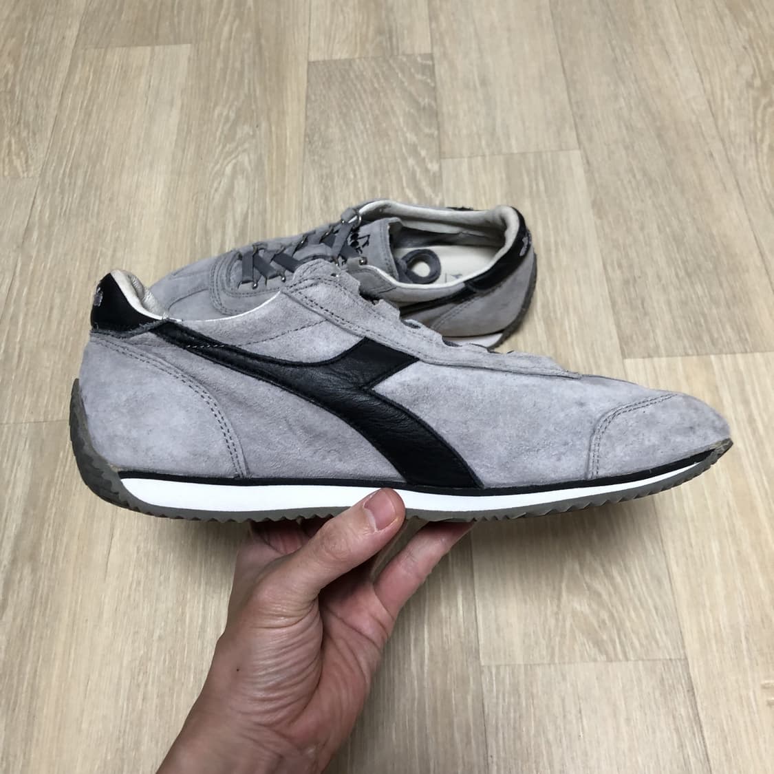 (245) 디아도라 diadora 헤리티지 스웨이드 이큅 스톤워시 그레이 상품이미지2