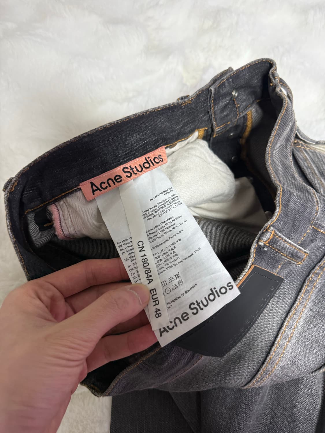 [48] 아크네스튜디오 쇼츠 흑청 상품이미지8