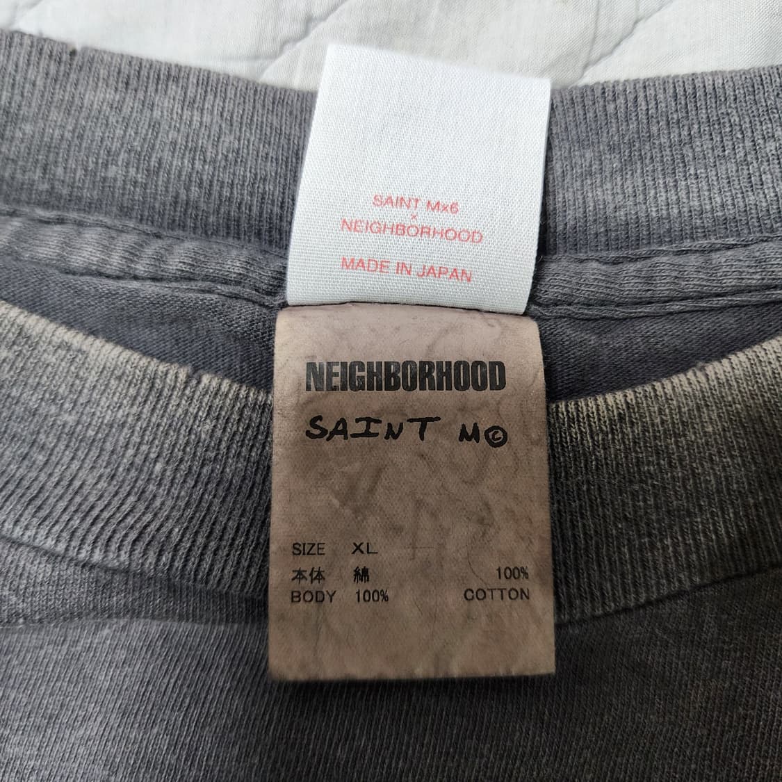 [XL] 세인트미카엘 X NBHD 네이버후드 세인트후드 티셔츠 상품이미지9