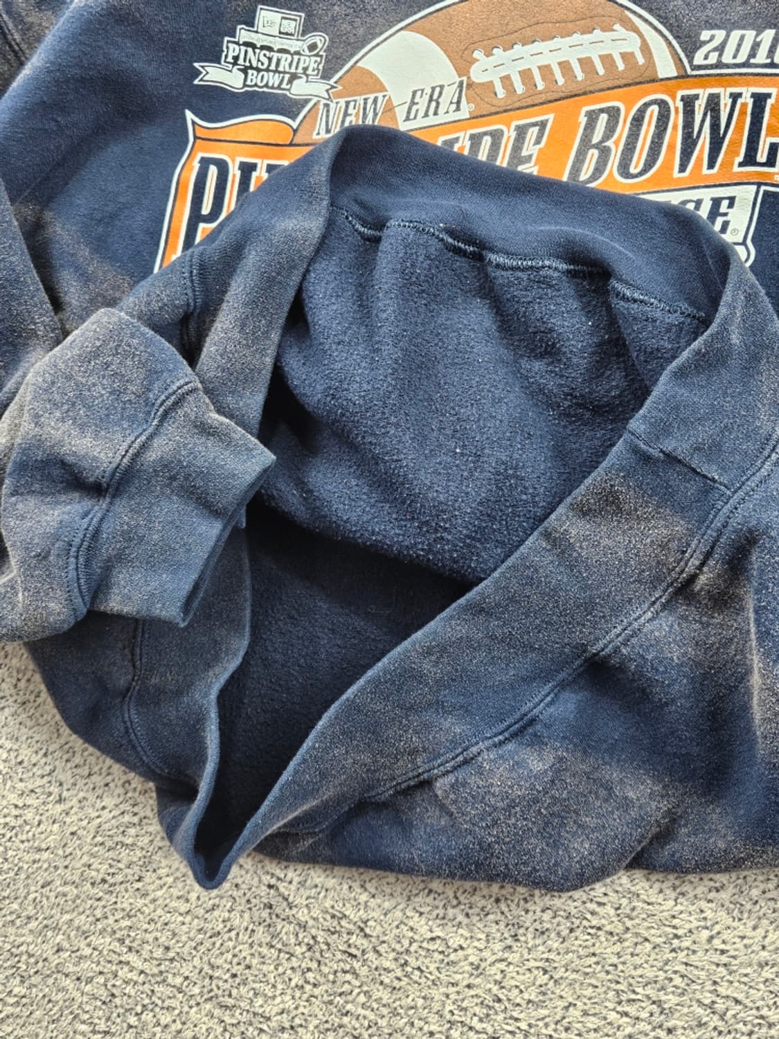 핀스트라이프볼 다잉워시드커스텀 스웻 후드티 ( XL ) / 11459 상품이미지10