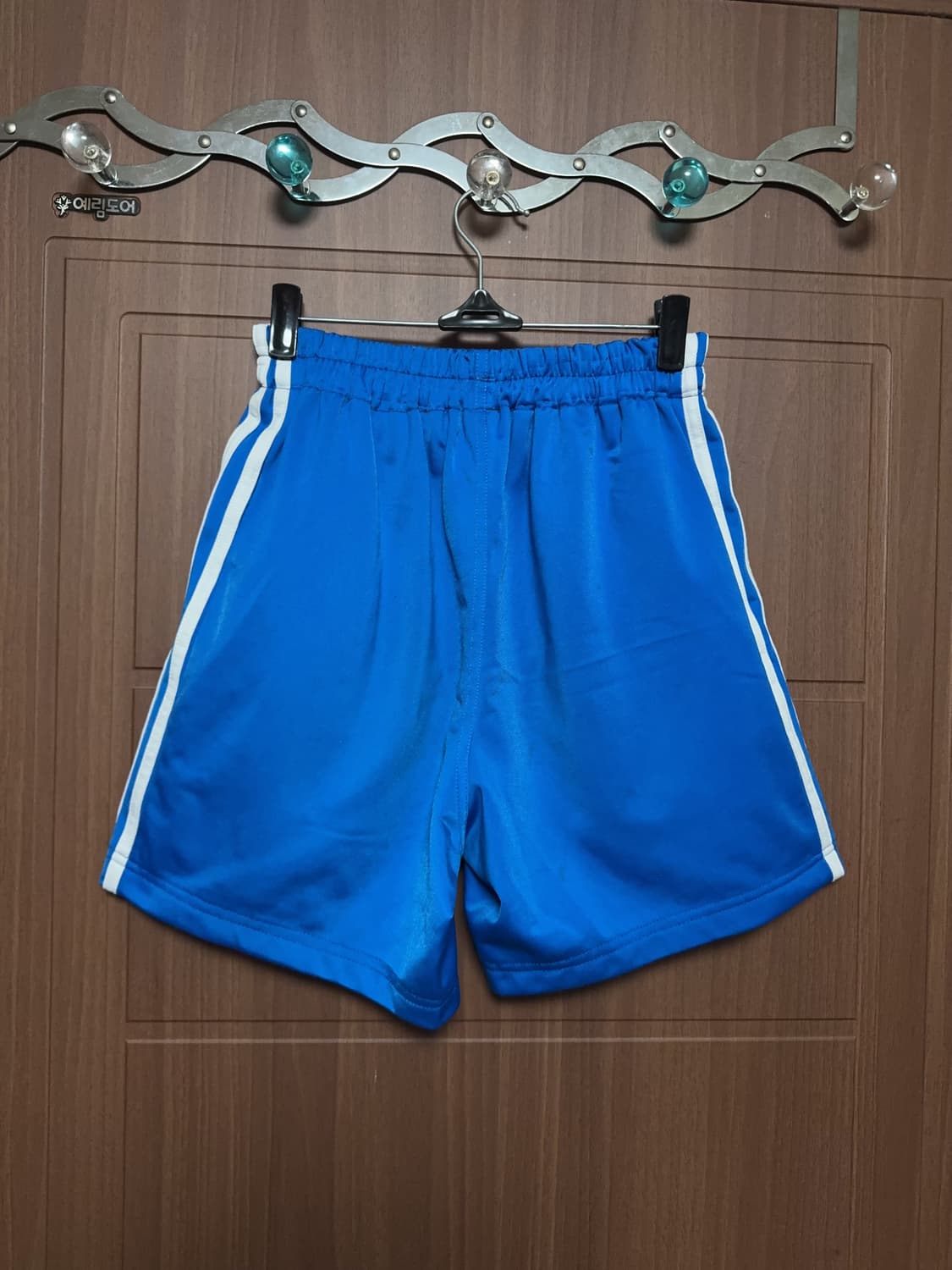 아디다스 파이어버드 서브컬쳐 빈티지 아노깔 삼선 반바지 블루 트랙팬츠 상품이미지3