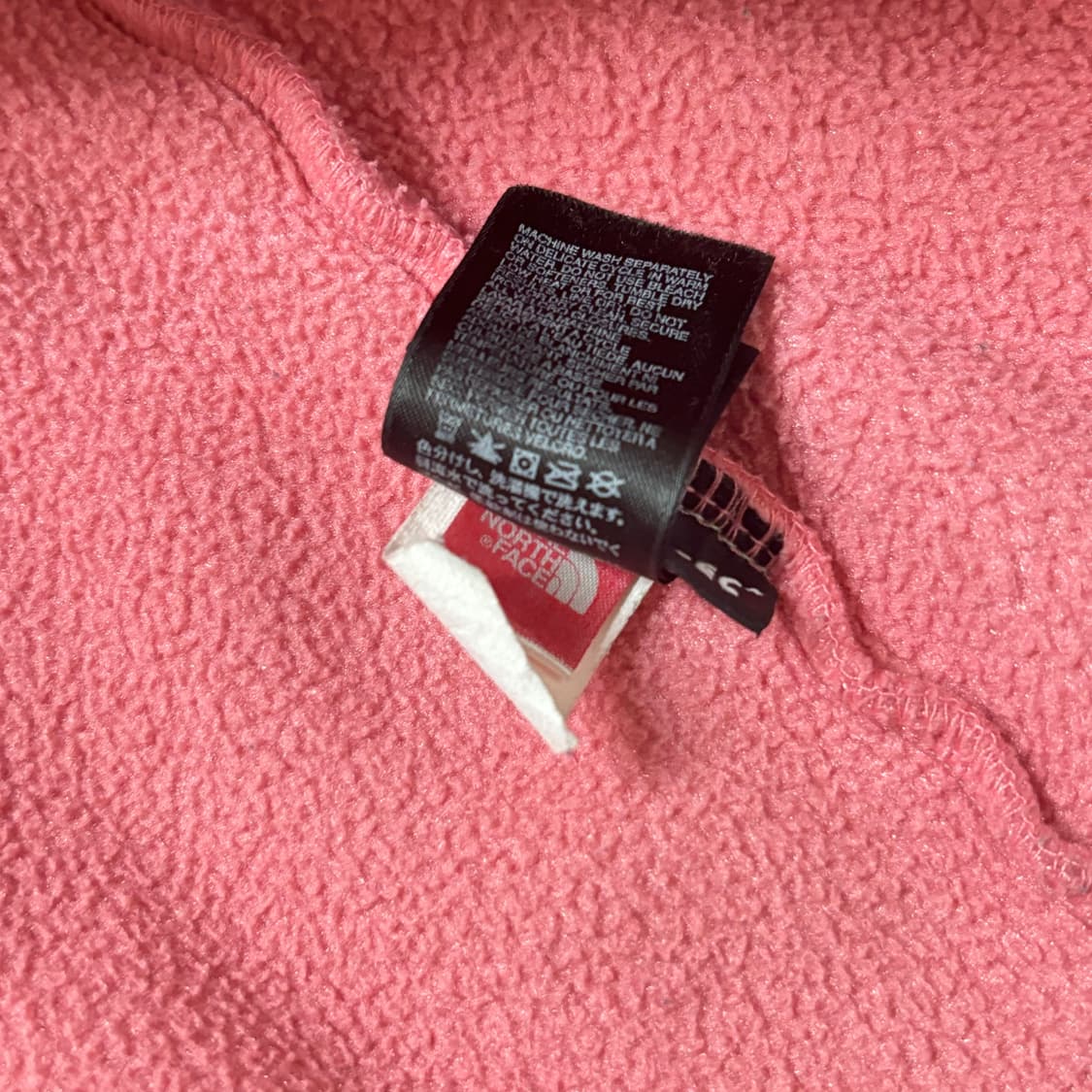 노스페이스 핑크 딸기우유 후리스 집업 자켓  상품이미지4