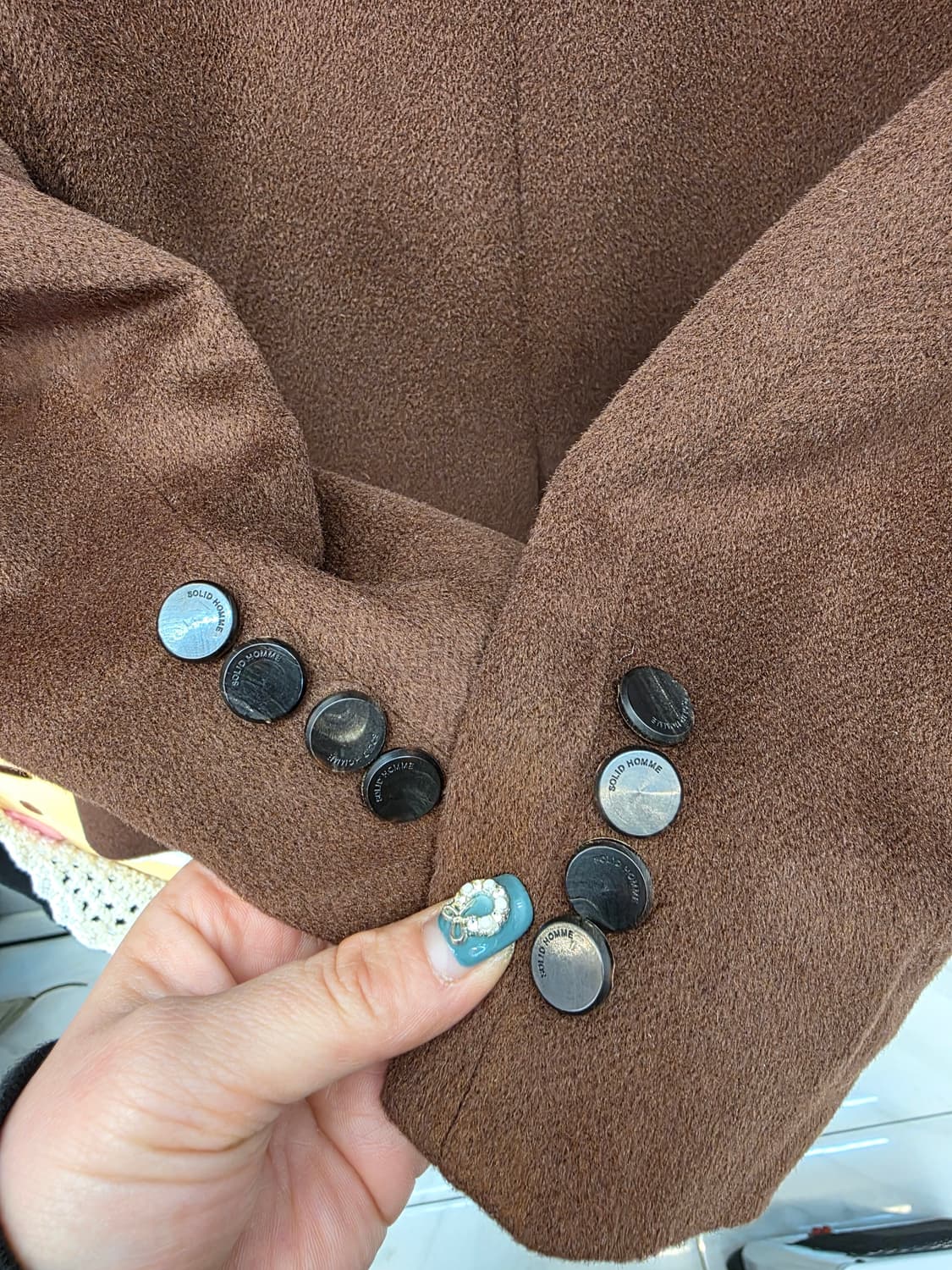 솔리드옴므 우영미 더블 후드 코트 M 상품이미지6