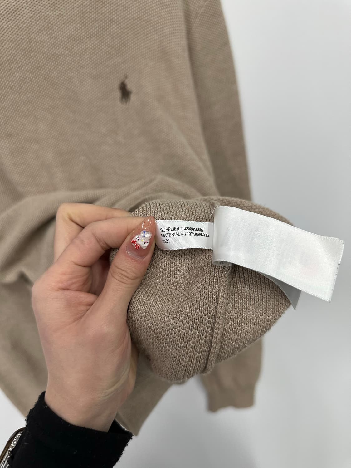 베이지 폴로 니트  상품이미지4