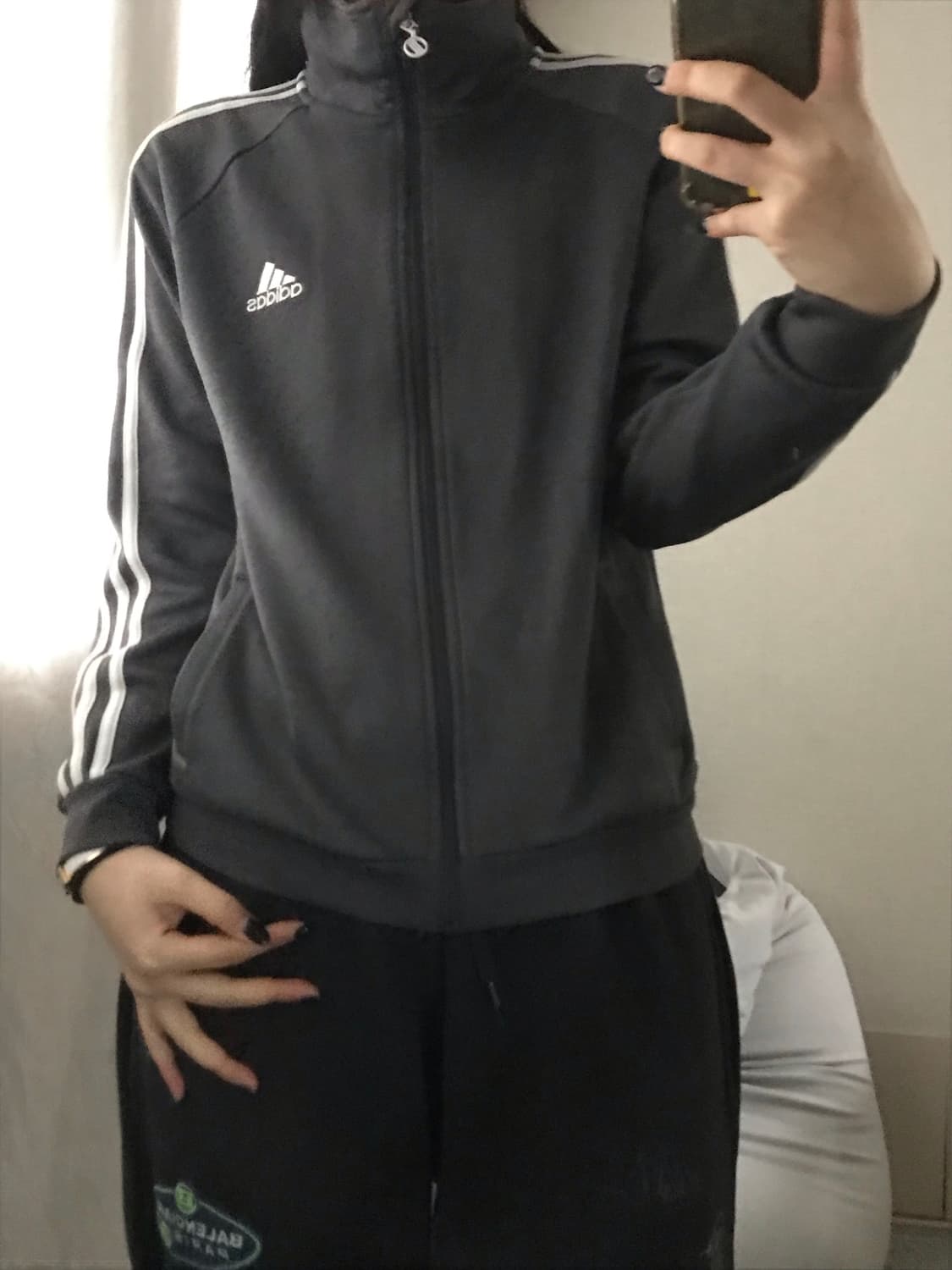 아디다스 그레이 빅로고 져지 상품이미지2