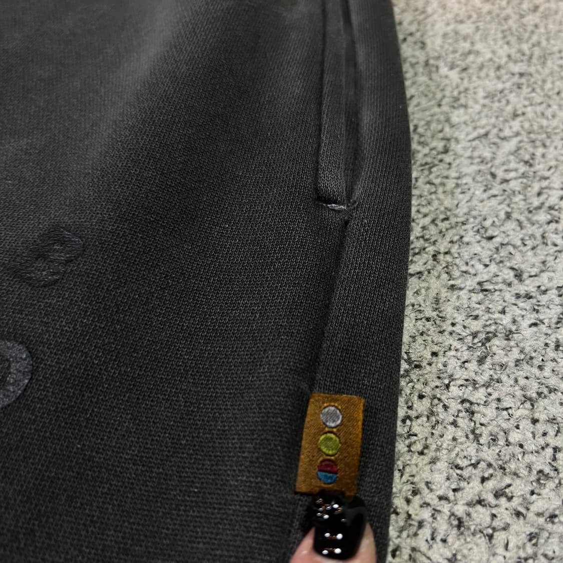 아이앱 스튜디오 블록 피그먼트 스웻 팬츠 상품이미지3