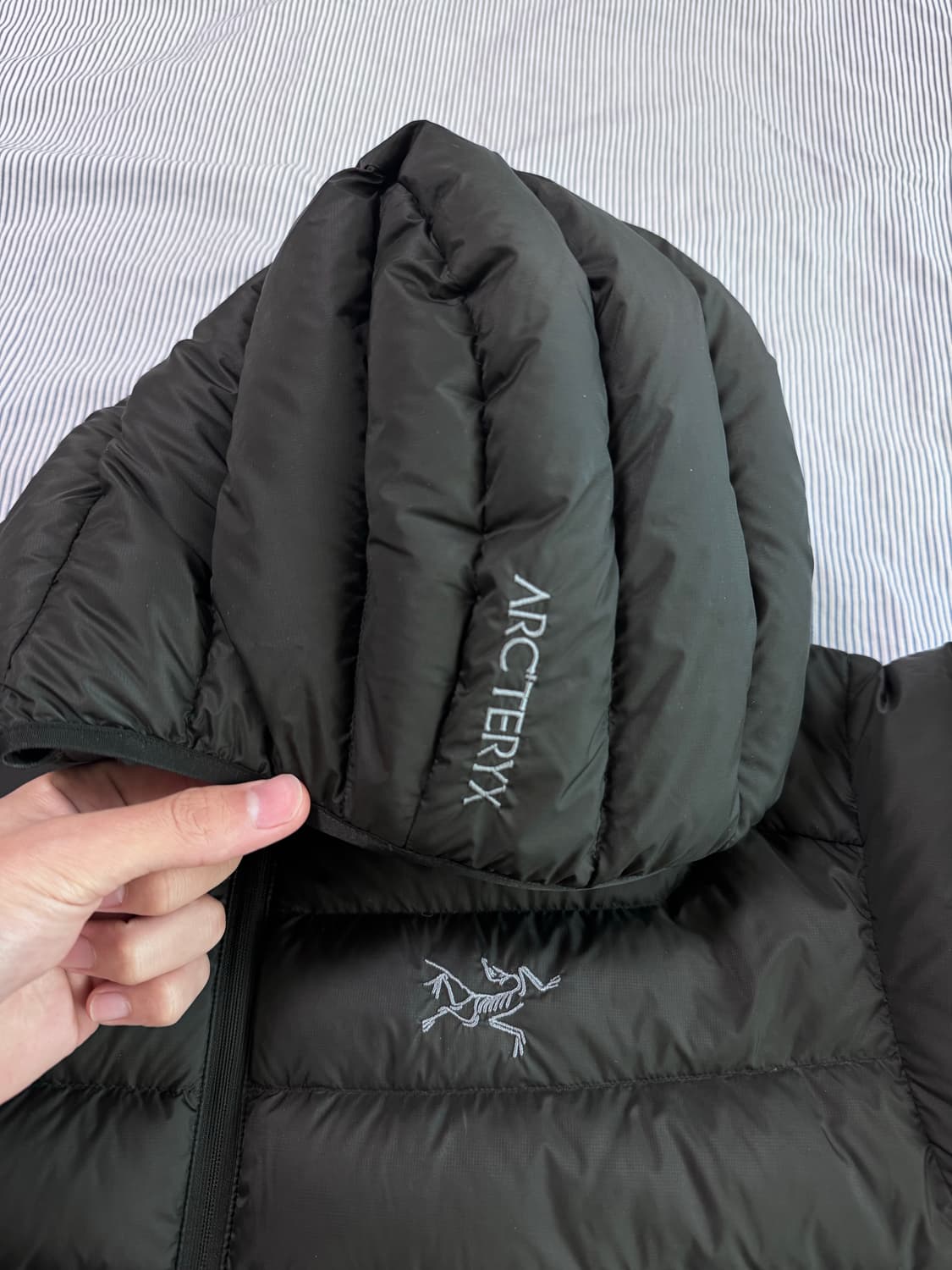 (SS급,택보유) 아크테릭스 세륨 후디 블랙 상품이미지4