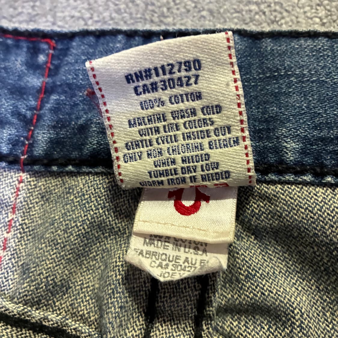 트루릴리젼 부츠컷 청바지 28사이즈 상품이미지6