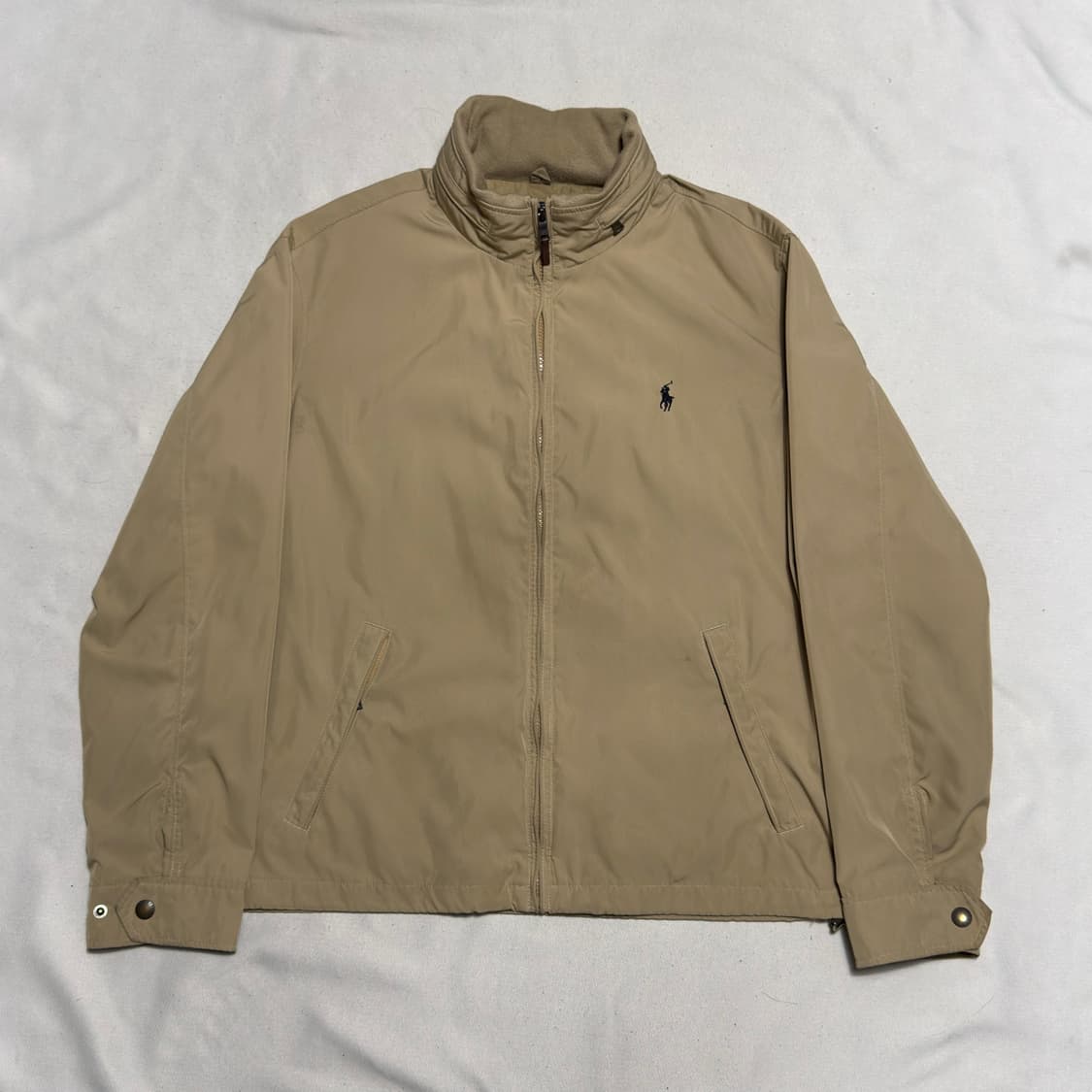 L 폴로랄프로렌 베이지 폴리쉘 자켓  상품이미지2