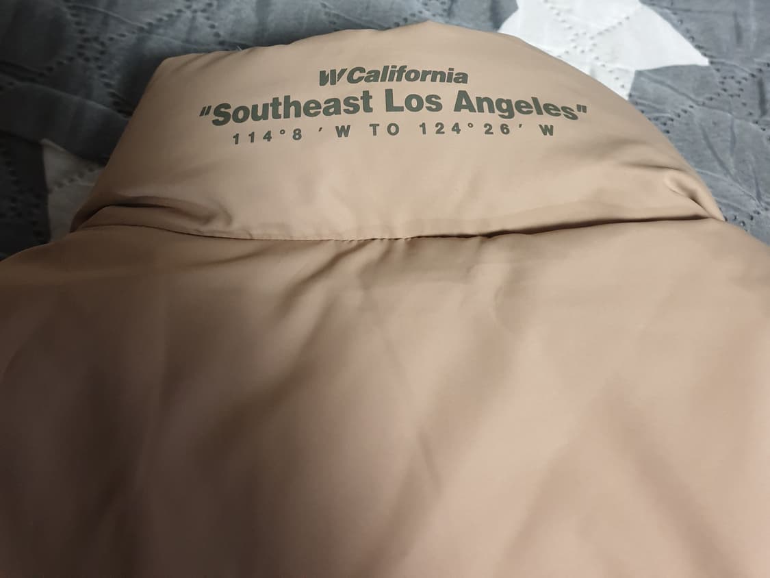 후아유 오버핏 리버시블 양털 패딩 점퍼 베이지 베이지 (S) 상품이미지3