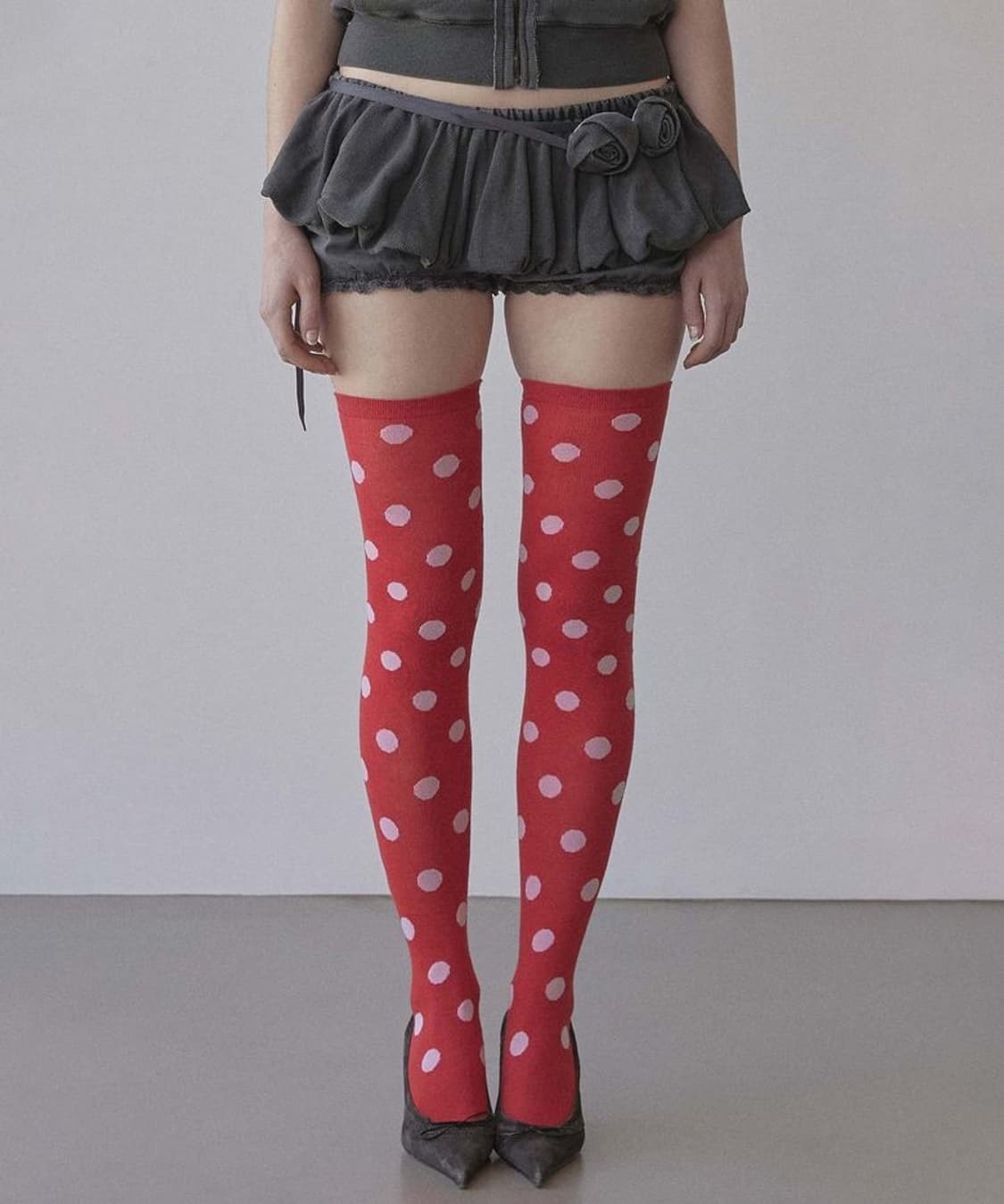 새상품 2 Washed Rose Bloomer Skort Charcoal 상품이미지2