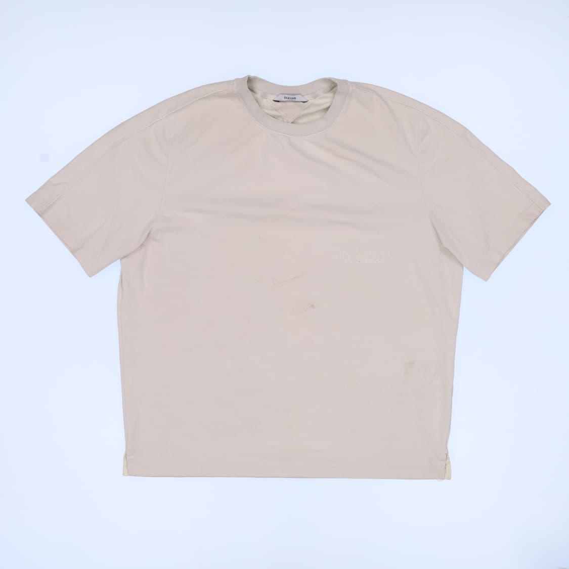 105 한섬 시스템 백로고 반팔티 0407M 상품이미지1