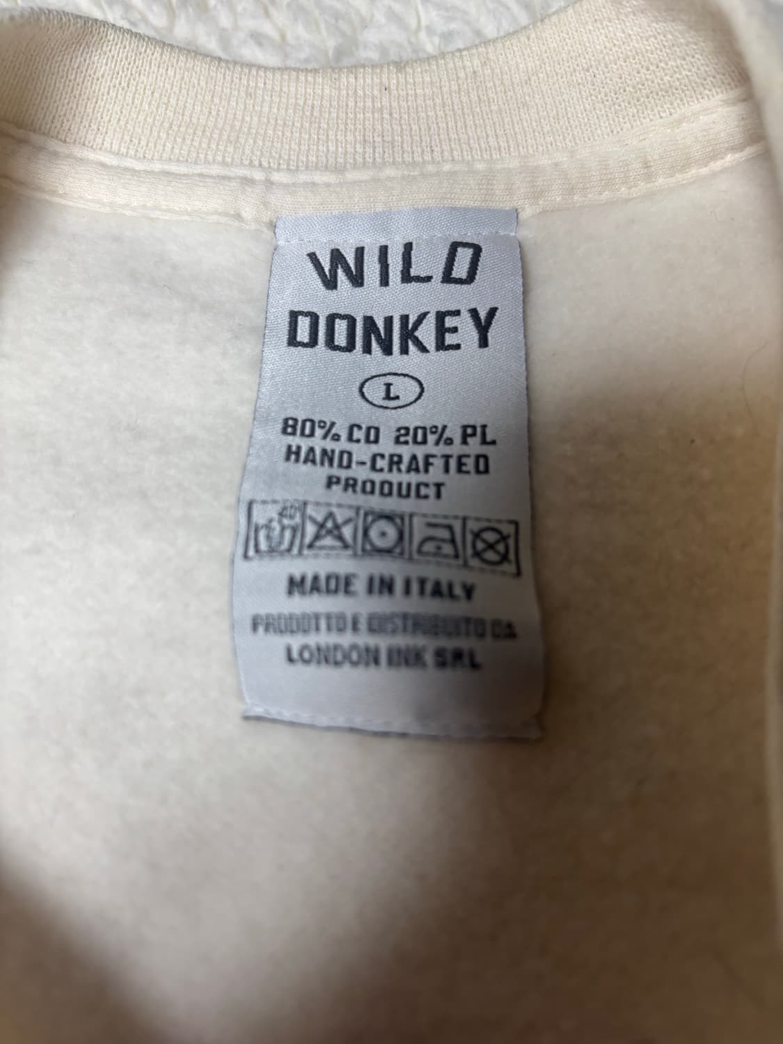 와일드동키 / 럼버 스웻셔츠 내추럴 / L 상품이미지6