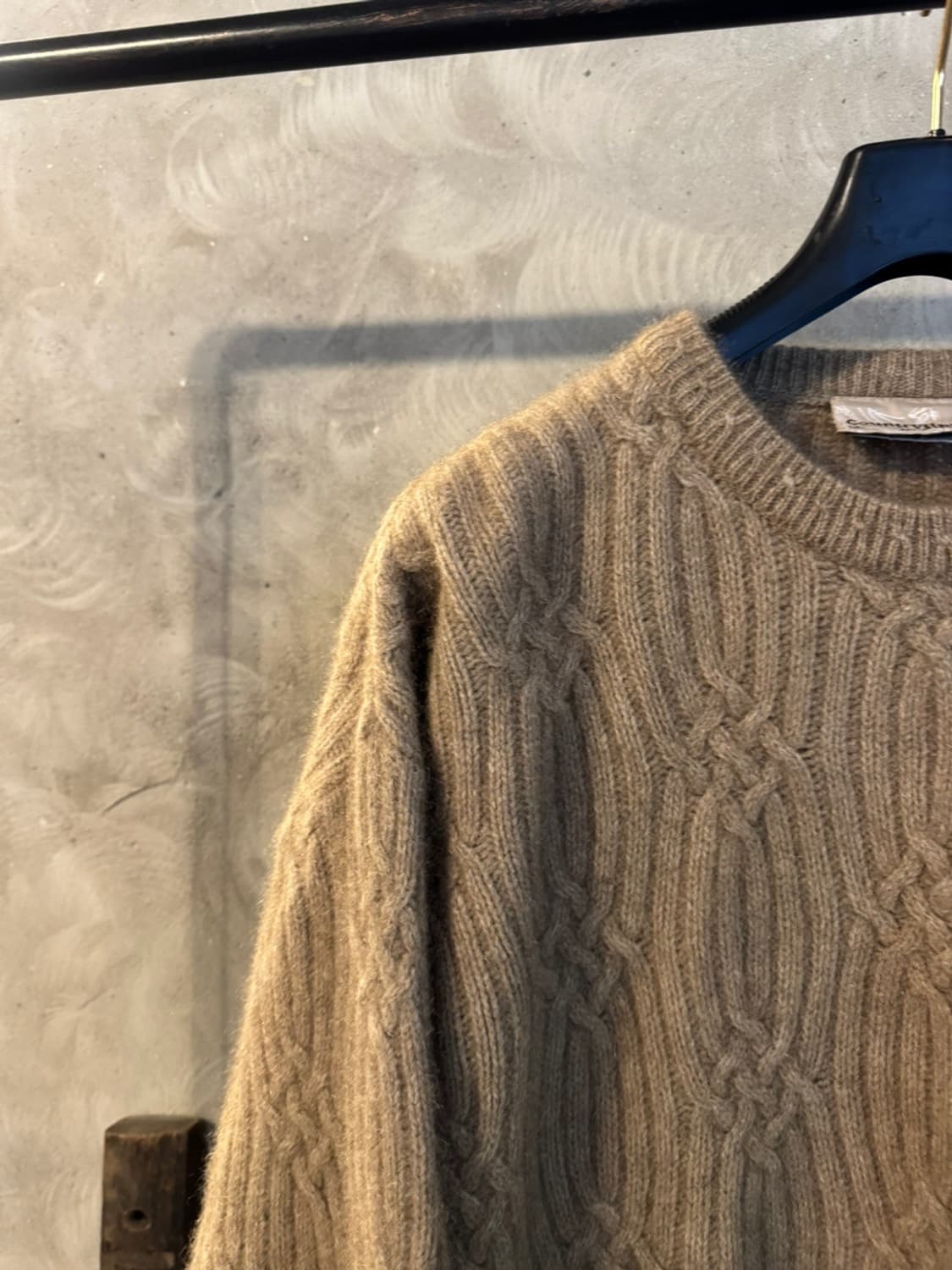 컨트리타임 캐시미어 케이블 니트 100 상품이미지2