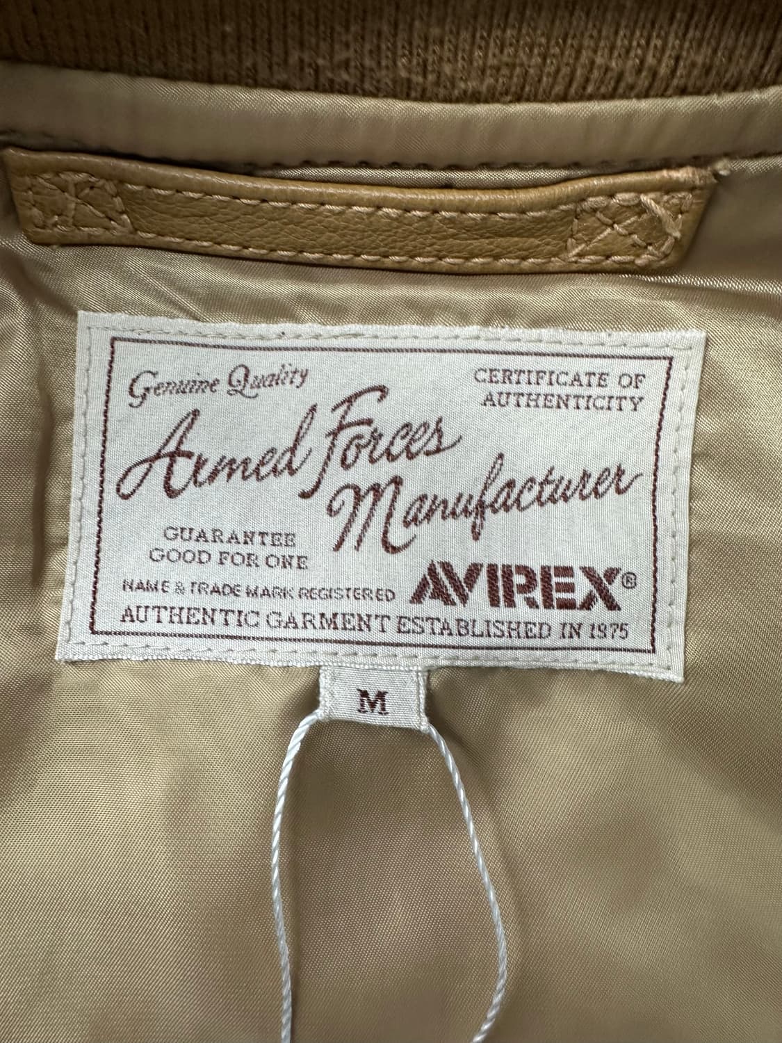 Avirex USA Flight Leather Jacket 상품이미지10