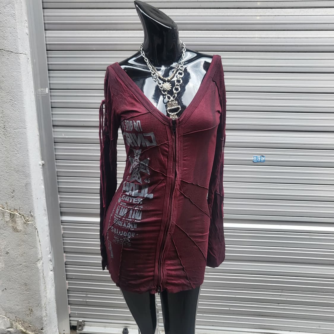 salvage long-sleeved zip-up top  상품이미지2