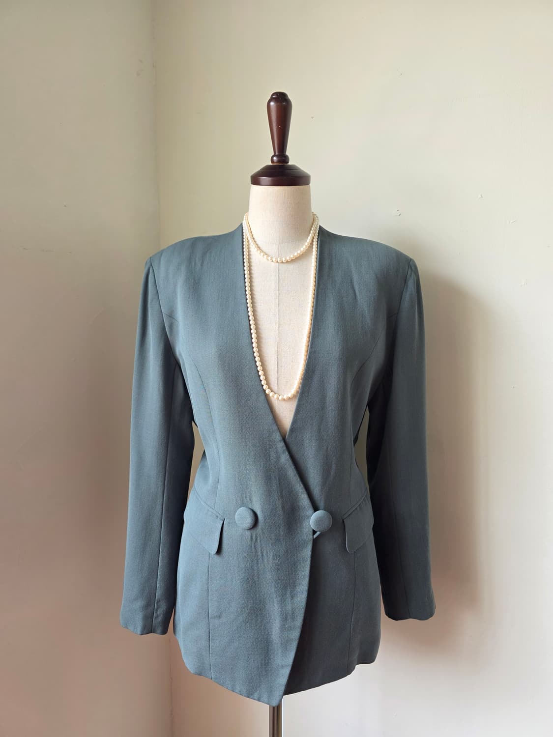 노카라 더블 브레스티드 자켓 상품이미지1