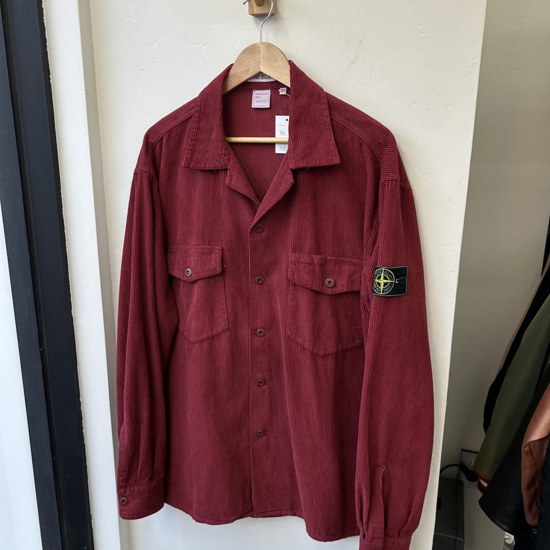 15517 - 90s 스톤아일랜드 코듀로이 와펜 셔츠 상품이미지2