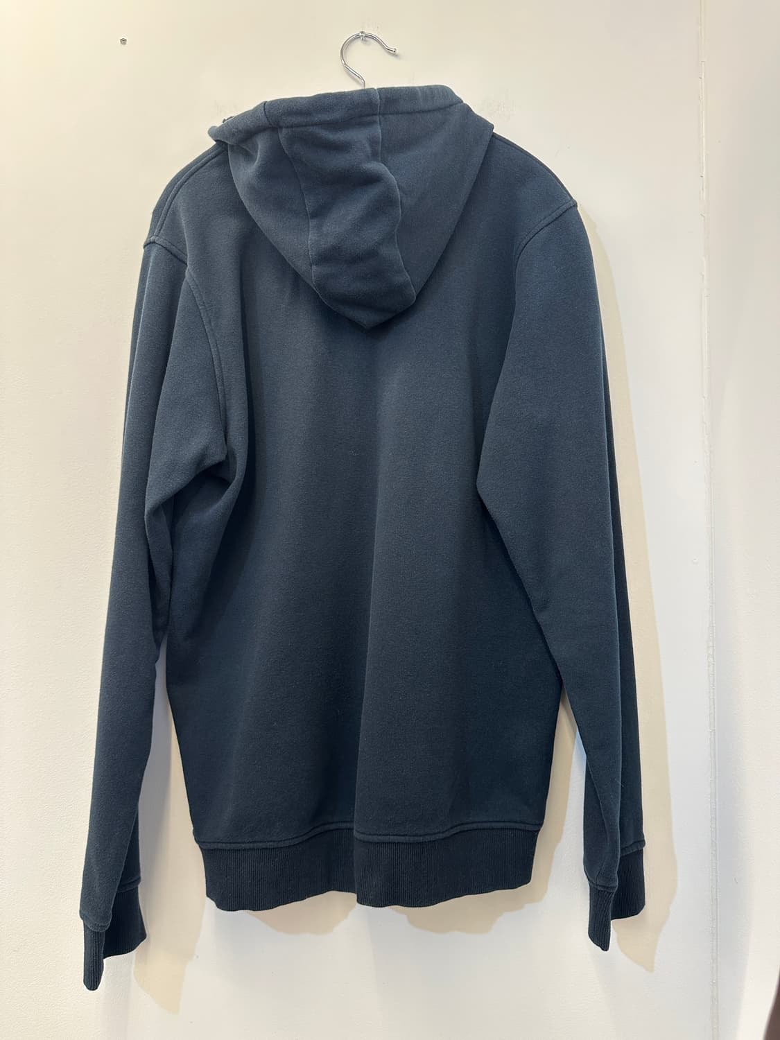 100) 아디다스 블랙 기모 후드티 트레포일 프린팅 상품이미지2