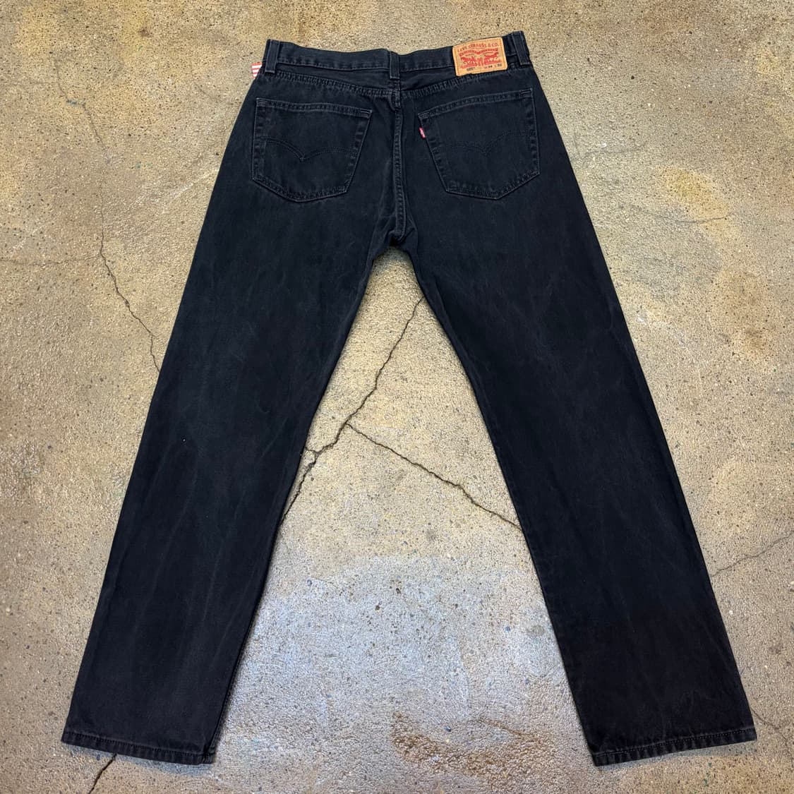 미국 빈티지 리바이스 505 블랙진 청바지 상품이미지4